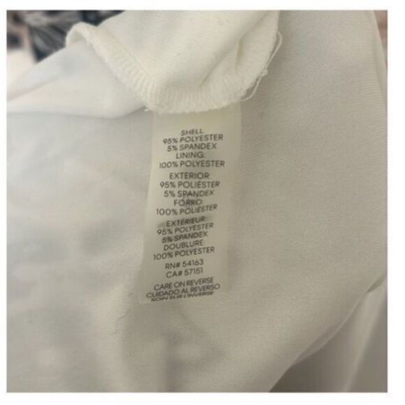 Calvin Klein Women’s Size 2 Tiered Sleeve Shift Dress Multicolor Floral Zip Up - Picture 12 of 12